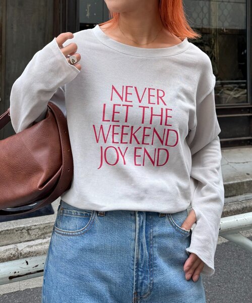 CIAOPANIC TYPY（チャオパニックティピー）の「シアースムースアソートプリントTEE（Tシャツ/カットソー・レディース・サックスブルー/グレー/ホワイト/ピンク・ONE SIZE）」の20枚目の写真