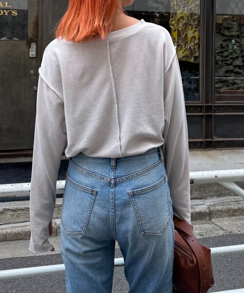 CIAOPANIC TYPY（チャオパニックティピー）の「シアースムースアソートプリントTEE（Tシャツ/カットソー・レディース・サックスブルー/グレー/ホワイト/ピンク・ONE SIZE）」の22枚目の写真