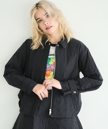 mikomori（ミコモリ）の「【mikomori × THIRD MAGAZINE】CHOCOLATE BAR QUILTED JACKET（ブルゾン）」