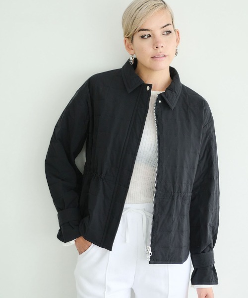 mikomori(ミコモリ)の「【mikomori × THIRD MAGAZINE】CHOCOLATE BAR QUILTED JACKET(ブルゾン・レディース・ブラック・FREE)」の21枚目の写真