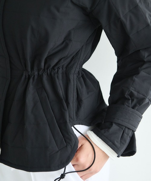 mikomori(ミコモリ)の「【mikomori × THIRD MAGAZINE】CHOCOLATE BAR QUILTED JACKET(ブルゾン・レディース・ブラック・FREE)」の20枚目の写真