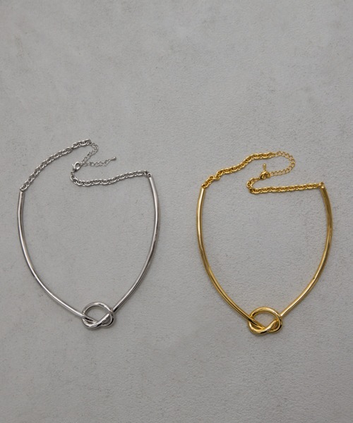 AIC.（エーアイシー）の「ノットデザインチョーカー（チョーカー・レディース・シルバー/ゴールド・FREE）」の3枚目の写真