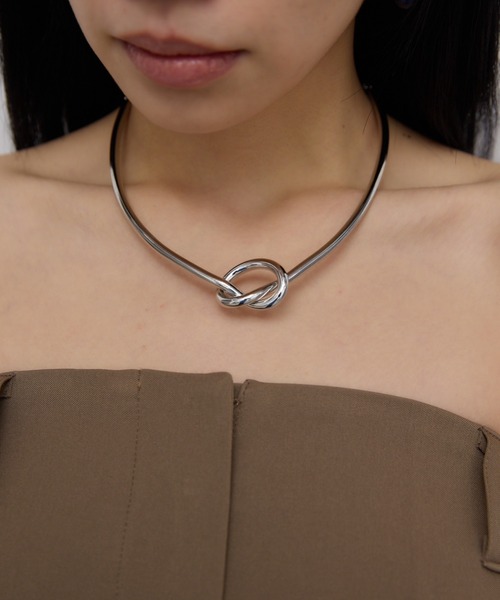 AIC.（エーアイシー）の「ノットデザインチョーカー（チョーカー・レディース・シルバー/ゴールド・FREE）」の8枚目の写真