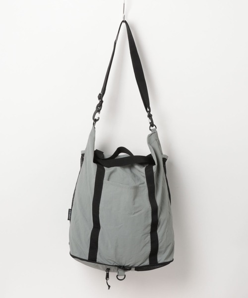 Gramicci（グラミチ）の「『GRAMICCI』NYLON PACKABLE TOTE（トートバッグ・メンズ・ブラック/グレー・FREE）」の21枚目の写真