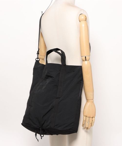 Gramicci（グラミチ）の「『GRAMICCI』NYLON PACKABLE TOTE（トートバッグ・メンズ・ブラック/グレー・FREE）」の22枚目の写真