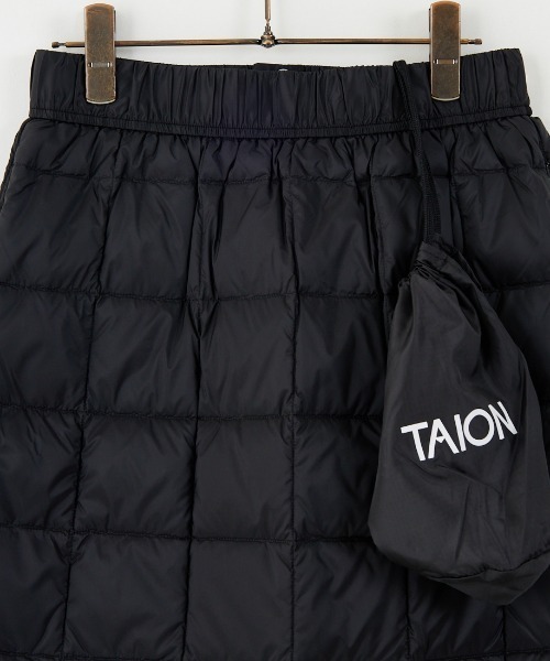 TAION（タイオン）の「【WEB限定】[TAION/タイオン] ベーシックボックスダウンスカート（スカート・レディース・ブラック/オリーブ・M）」の21枚目の写真