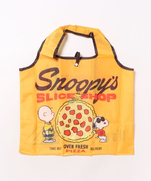 PEANUTS(ピーナッツ)の「【 PEANUTS 】 スヌーピー くるくるショッピングバッグA 25F9(エコバッグ/サブバッグ・レディース・ライトブルー/オレンジ/イエロー/パープル・FREE)」の4枚目の写真