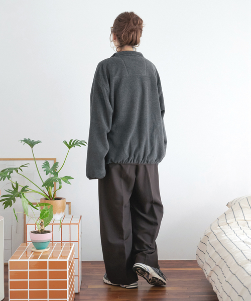 ZOZO限定】フリースハーフジップ（Tシャツ/カットソー）｜B.C STOCK