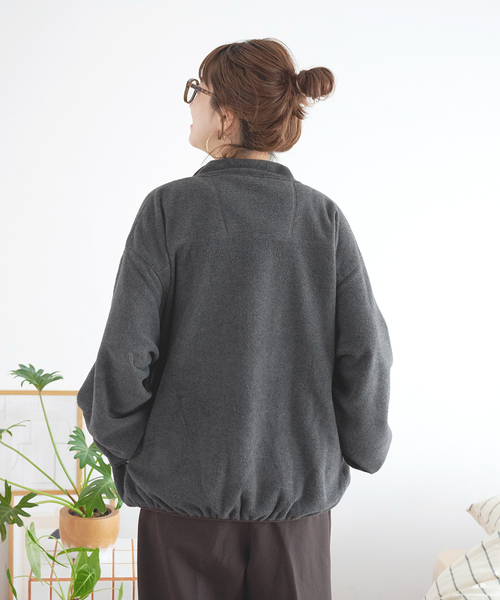 ZOZO限定】フリースハーフジップ（Tシャツ/カットソー）｜B.C