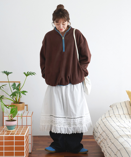 みーすけ☆　新品未使用B.C STOCK フリースハーフジップ B.C STOCK（ベーセーストック） tシャツ 「ZOZO限定」フリースハーフ