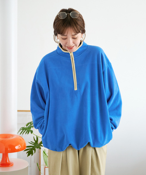 ZOZO限定】フリースハーフジップ（Tシャツ/カットソー）｜B.C STOCK