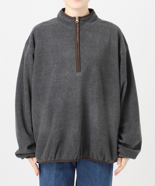ZOZO限定】フリースハーフジップ（Tシャツ/カットソー）｜B.C