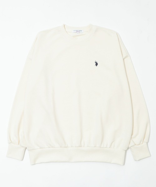 U.S. POLO ASSN.(ユーエスポロアッスン)の「∴WEGO/U.S. POLO ASSN. 別注ワンポイントプルオーバー(スウェット・メンズ・スミクロ/ブラック/オフホワイト/杢グレー・MEDIUM/LARGE)」の17枚目の写真