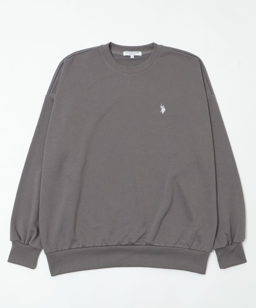 U.S. POLO ASSN.(ユーエスポロアッスン)の「∴WEGO/U.S. POLO ASSN. 別注ワンポイントプルオーバー(スウェット・メンズ・スミクロ/ブラック/オフホワイト/杢グレー・MEDIUM/LARGE)」の15枚目の写真