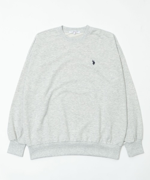 U.S. POLO ASSN.(ユーエスポロアッスン)の「∴WEGO/U.S. POLO ASSN. 別注ワンポイントプルオーバー(スウェット・メンズ・スミクロ/ブラック/オフホワイト/杢グレー・MEDIUM/LARGE)」の14枚目の写真