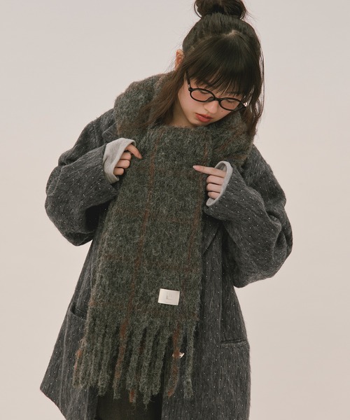plaid pattern muffler / プラッドパターンマフラー（マフラー）｜loin