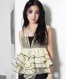 darial | 【darial】sheer volume top dress シアー ボリューム トップ ドレス(ドレス)