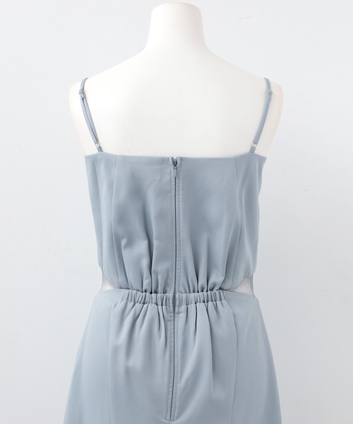 darial(ダリアル)の「【darial】体型カバーしながら華やかさをプラス / sheer volume top dress シアー ボリューム トップ ドレス 入園式 入学式 卒園式 卒業式 お呼ばれ 結婚式 二次会 成人式 同窓会 セレモニードレス パーティドレス オケージョンドレス(ドレス・レディース・ブラック/アイボリー/ブルー・S/M)」の9枚目の写真