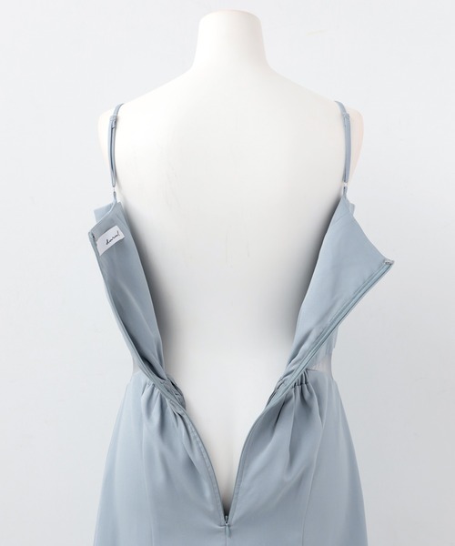 darial(ダリアル)の「【darial】体型カバーしながら華やかさをプラス / sheer volume top dress シアー ボリューム トップ ドレス 入園式 入学式 卒園式 卒業式 お呼ばれ 結婚式 二次会 成人式 同窓会 セレモニードレス パーティドレス オケージョンドレス(ドレス・レディース・ブラック/アイボリー/ブルー・S/M)」の10枚目の写真