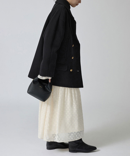 SLOBE IENA（スローブイエナ）の「ピーコート（ピーコート・レディース・ブラック・36/38）」の8枚目の写真