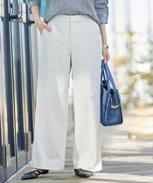 INDIVI | 【褒められパンツ／ウール混】ウォームウール ワイドパンツ(その他パンツ)