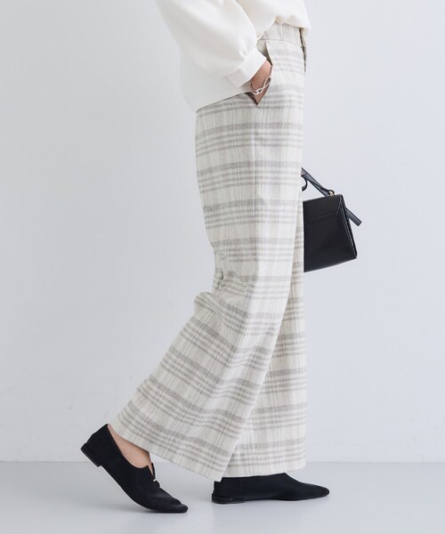 INDIVI（インディヴィ）の「【褒められパンツ／ウール混】ウォームウール ワイドパンツ（その他パンツ・レディース・ブラック/ブルー系その他5/ライトグレー系1/ネイビー系2/ライトグレー系3/グレー系その他4/ブラック系その他4・03/05/12/13/15 /19/34/36/38/40/42）」の13枚目の写真