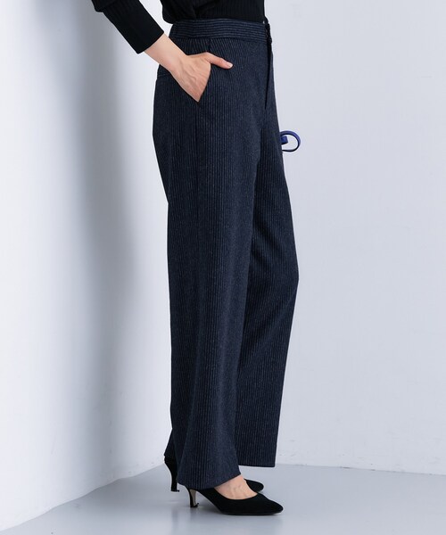 INDIVI（インディヴィ）の「【褒められパンツ／ウール混】ウォームウール ワイドパンツ（その他パンツ・レディース・ブラック/ブルー系その他5/ライトグレー系1/ネイビー系2/ライトグレー系3/グレー系その他4/ブラック系その他4・03/05/12/13/15 /19/34/36/38/40/42）」の17枚目の写真