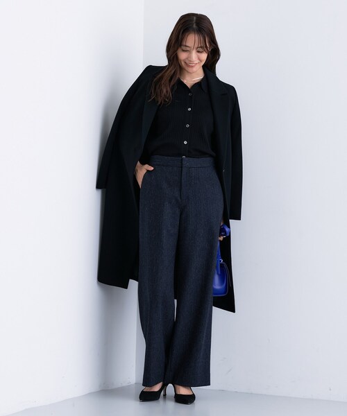 INDIVI（インディヴィ）の「【褒められパンツ／ウール混】ウォームウール ワイドパンツ（その他パンツ・レディース・ブラック/ブルー系その他5/ライトグレー系1/ネイビー系2/ライトグレー系3/グレー系その他4/ブラック系その他4・03/05/12/13/15 /19/34/36/38/40/42）」の19枚目の写真