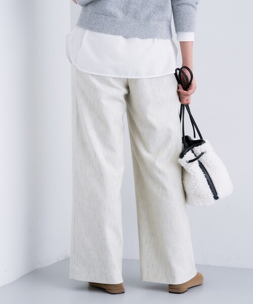 INDIVI（インディヴィ）の「【褒められパンツ／ウール混】ウォームウール ワイドパンツ（その他パンツ・レディース・ブラック/ブルー系その他5/ライトグレー系1/ネイビー系2/ライトグレー系3/グレー系その他4/ブラック系その他4・03/05/12/13/15 /19/34/36/38/40/42）」の22枚目の写真