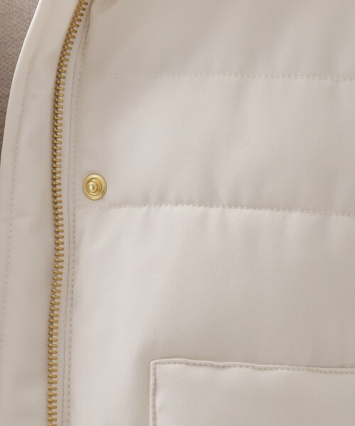 THE SHOP TK (ザ ショップ ティーケー )の「【すっきり見えシルエット】上品ふわもこ中綿ブルゾン(その他アウター・レディース・ブラック/カーキ/アイボリー・13/12)」の16枚目の写真
