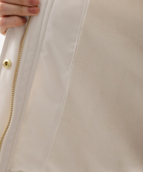 THE SHOP TK (ザ ショップ ティーケー )の「【すっきり見えシルエット】上品ふわもこ中綿ブルゾン(その他アウター・レディース・ブラック/カーキ/アイボリー・13/12)」の17枚目の写真