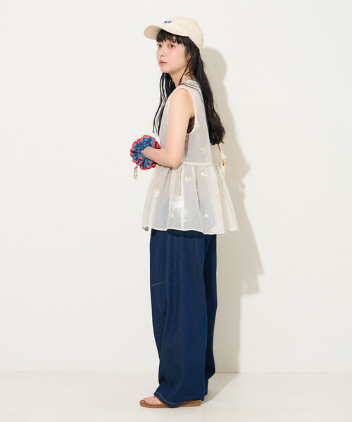 FREAK'S STORE（フリークスストア）の「2WAY シアージャガードベスト（ベスト・レディース・ホワイト/ブラック・ﾌﾘ-）」の17枚目の写真