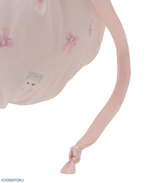 Maison de FLEUR（メゾンドフルール）の「クリーミーねこ/うさぎ巾着ポーチ（ポーチ・レディース・ピンク・FREE）」の11枚目の写真