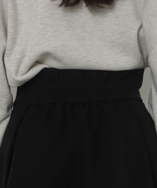 WEGO(ウィゴー)の「WEGO/ハイウエスト2段プリーツスカパン(スカート・レディース・グレー/ブラック・FREE)」の6枚目の写真