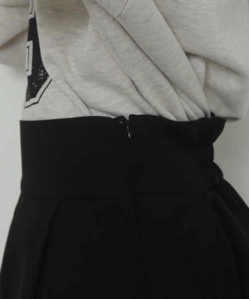 WEGO(ウィゴー)の「WEGO/ハイウエスト2段プリーツスカパン(スカート・レディース・グレー/ブラック・FREE)」の9枚目の写真