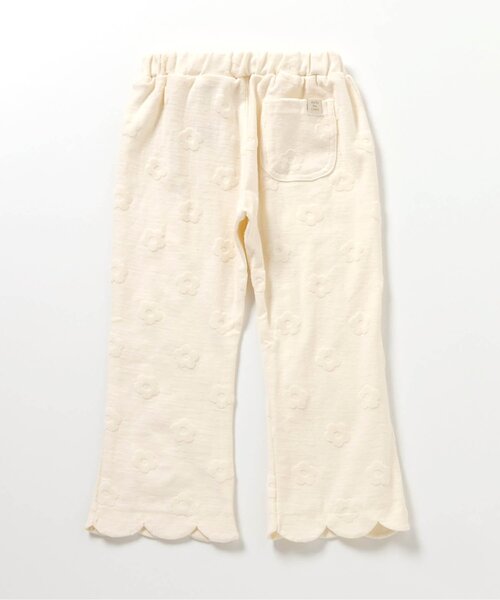 apres les cours（アプレレクール）の「フラワージャガードスカラップパンツ（その他パンツ・キッズ・クリーム/ネイビー・80/90/100/110/120/130）」の15枚目の写真