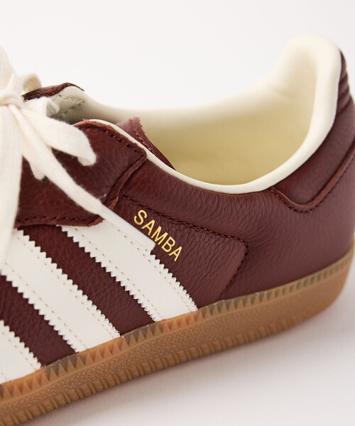 M TO R(ムウトアール)の「【adidas】SAMBA OG SNK(スニーカー・レディース・ダークブラウン/ボルドー・26.5cm/27.0cm/26.0cm/24.0cm/24.5cm/25.0cm/25.5cm/23.5cm)」の6枚目の写真