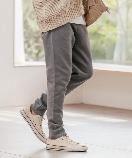 CAMBIO(カンビオ)の「mp14284-Airy Knit Tight Fit Pants ニットパンツ(A55125cmb)(その他パンツ・メンズ・キナリ/チャコール/ブラック/グレイッシュベージュ・S/M/L)」の1枚目の写真