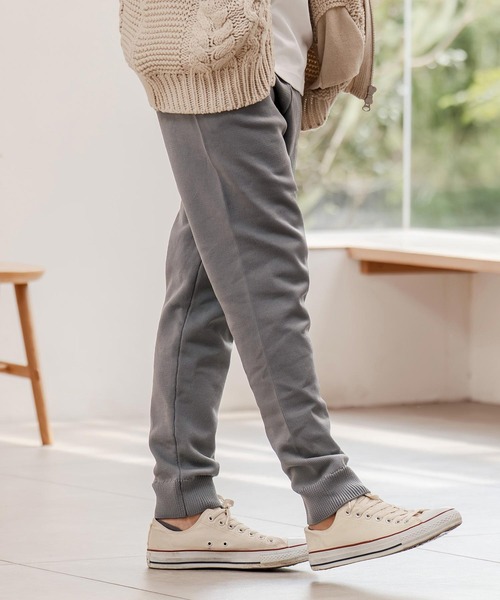 CAMBIO(カンビオ)の「mp14284-Airy Knit Tight Fit Pants ニットパンツ(A55125cmb)(その他パンツ・メンズ・キナリ/チャコール/ブラック/グレイッシュベージュ・S/M/L)」の10枚目の写真