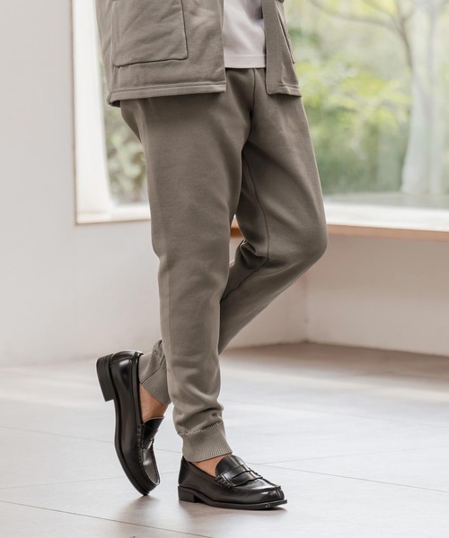 CAMBIO(カンビオ)の「mp14284-Airy Knit Tight Fit Pants ニットパンツ(A55125cmb)(その他パンツ・メンズ・キナリ/チャコール/ブラック/グレイッシュベージュ・S/M/L)」の7枚目の写真