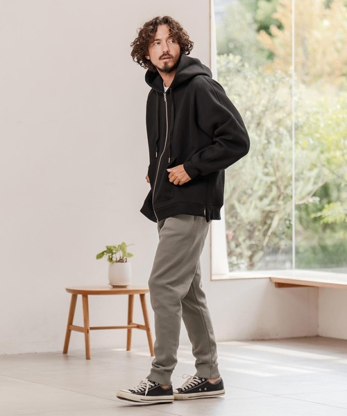 CAMBIO(カンビオ)の「mp14284-Airy Knit Tight Fit Pants ニットパンツ(A55125cmb)(その他パンツ・メンズ・キナリ/チャコール/ブラック/グレイッシュベージュ・S/M/L)」の14枚目の写真