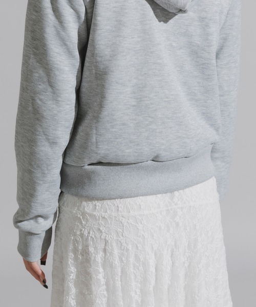 Faux Fur Trim Zip-Up Hoodie / フェイクファー付き 2WAYジップアップ