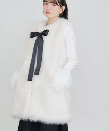 PICCIN PERLA | フェイクファーベスト（ロング）(ベスト)
