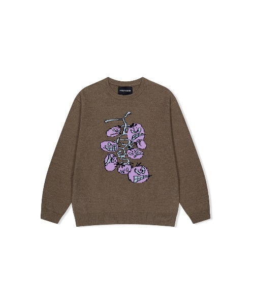 セール】Cherry Tomatoes Graphic Knit Pullover（ニット/セーター
