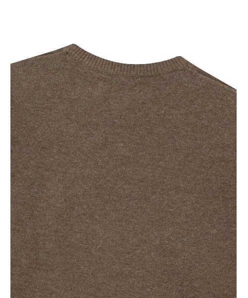 YESEYESEE（イエスアイシー）の「Cherry Tomatoes Graphic Knit Pullover（ニット/セーター・メンズ・ブラウン/ネイビー・L/M/S/XL）」の6枚目の写真