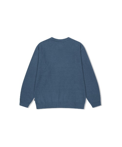 YESEYESEE（イエスアイシー）の「Cherry Tomatoes Graphic Knit Pullover（ニット/セーター・メンズ・ブラウン/ネイビー・L/M/S/XL）」の10枚目の写真