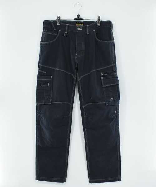VINTAGE（ヴィンテージ）の「【USED】BLAKLADER WORKWEAR ユーロワーク デニムパンツ（カーゴパンツ・メンズ・ネイビー・LARGE）」の8枚目の写真