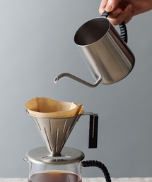 kuros'（クロス）の「【kuros’オリジナル】Drip pot 390ml シルバー（キッチンツール）」
