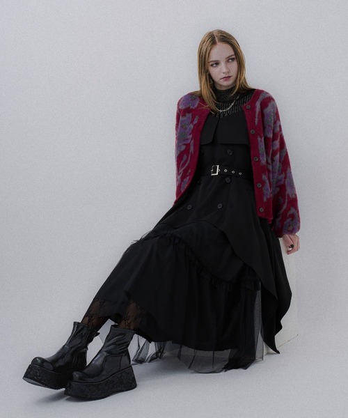 HARE(ハレ)の「ガラソールボリュームブーツ(HARE)(ブーツ・レディース・グリーン/ブラック・MEDIUM/LARGE)」の3枚目の写真