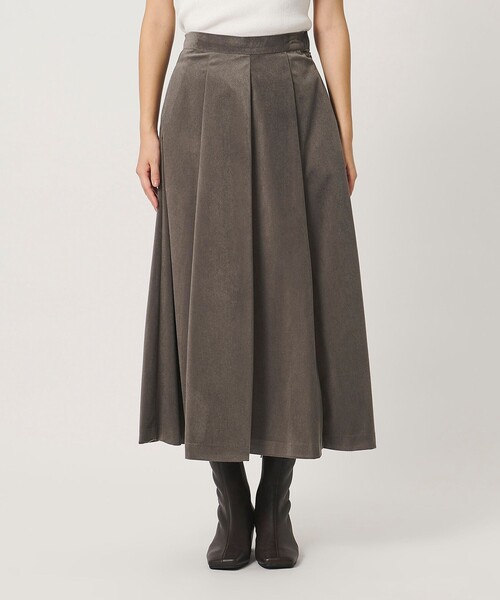 A DAY IN THE LIFE UNITED ARROWS(アデイインザライフユナイテッドアローズ)の「ツイルコーデュロイ フレアスカート <A DAY IN THE LIFE>(スカート・レディース・ネイビー/モカ/ベージュ・38/36)」の6枚目の写真
